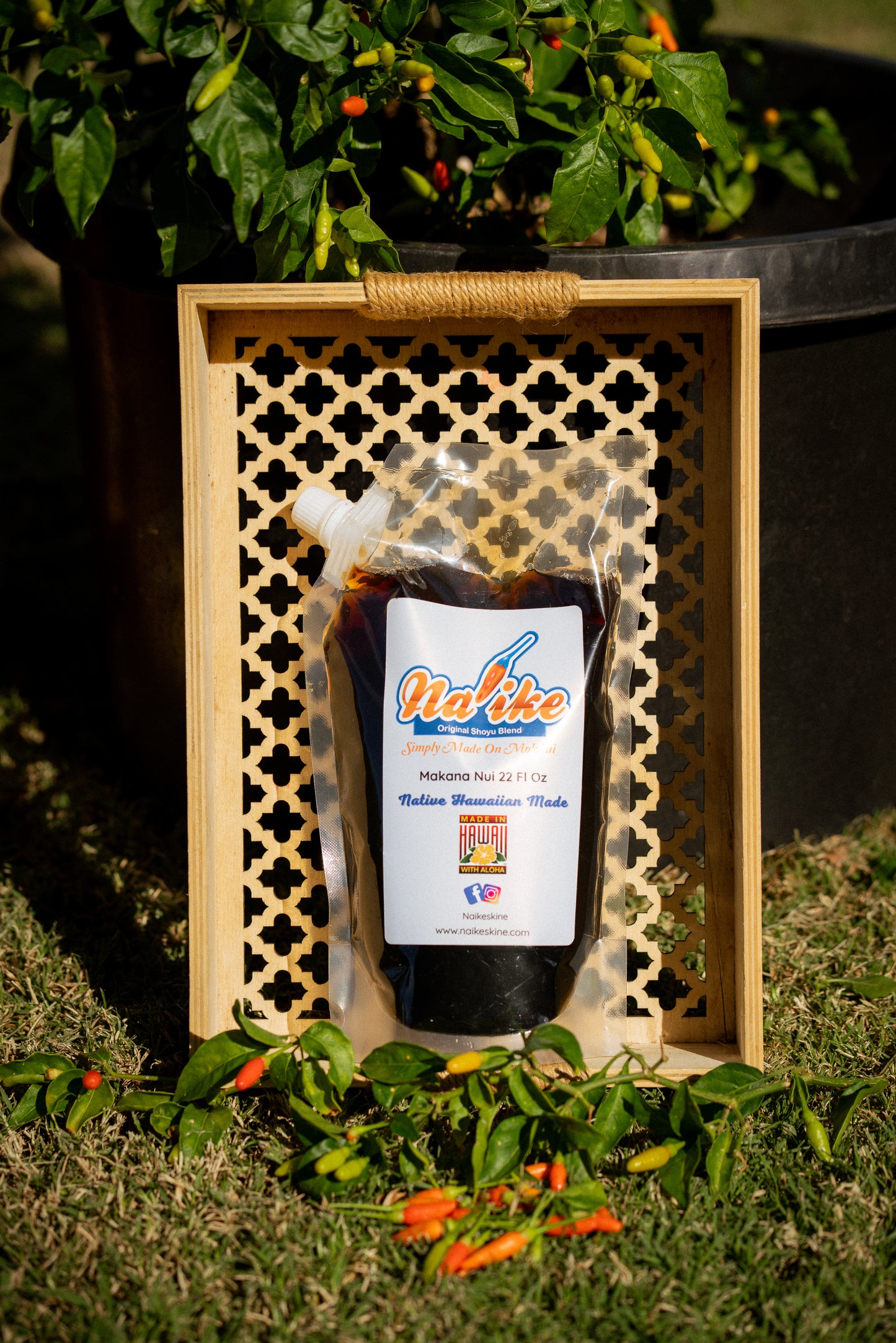 ORIGINAL MAKANA NUI HAWAIIAN CHILI PEPPER SHOYU SAUCE