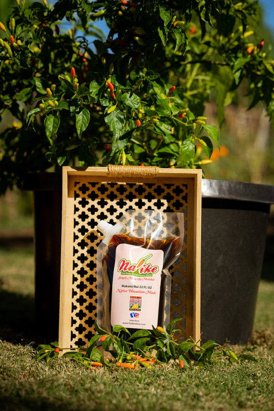 NA’IKE'S HOT MAKANA NUI HAWAIIAN CHILI PEPPER SHOYU