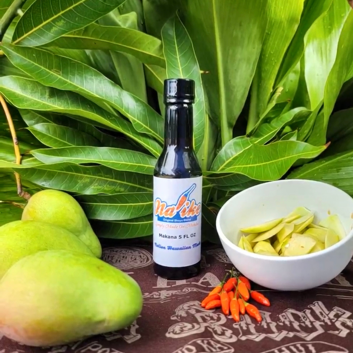 ORIGINAL MAKANA HAWAIIAN CHILI PEPPER SHOYU SAUCE Na'ike's Kine